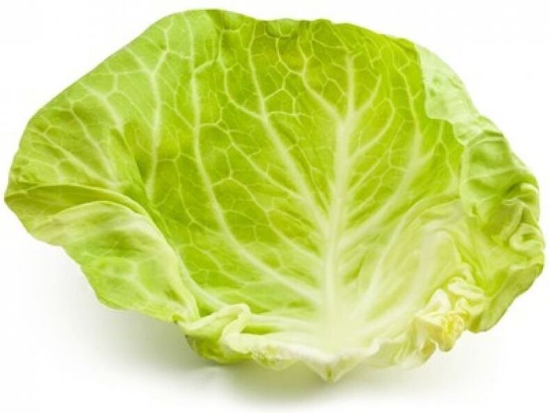 Ένα φύλλο λάχανου που εφαρμόζεται στο λαιμό ανακουφίζει από τον πόνο που οφείλεται στην οστεοχόδρωση.